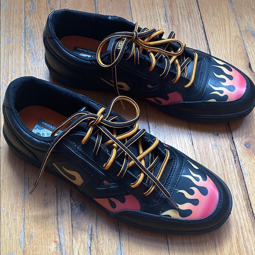 Vans Lowland Black Flame Sneakers